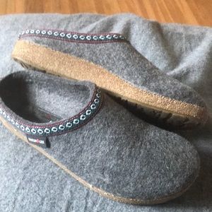 Haflinger woolen slipper clogs size 45